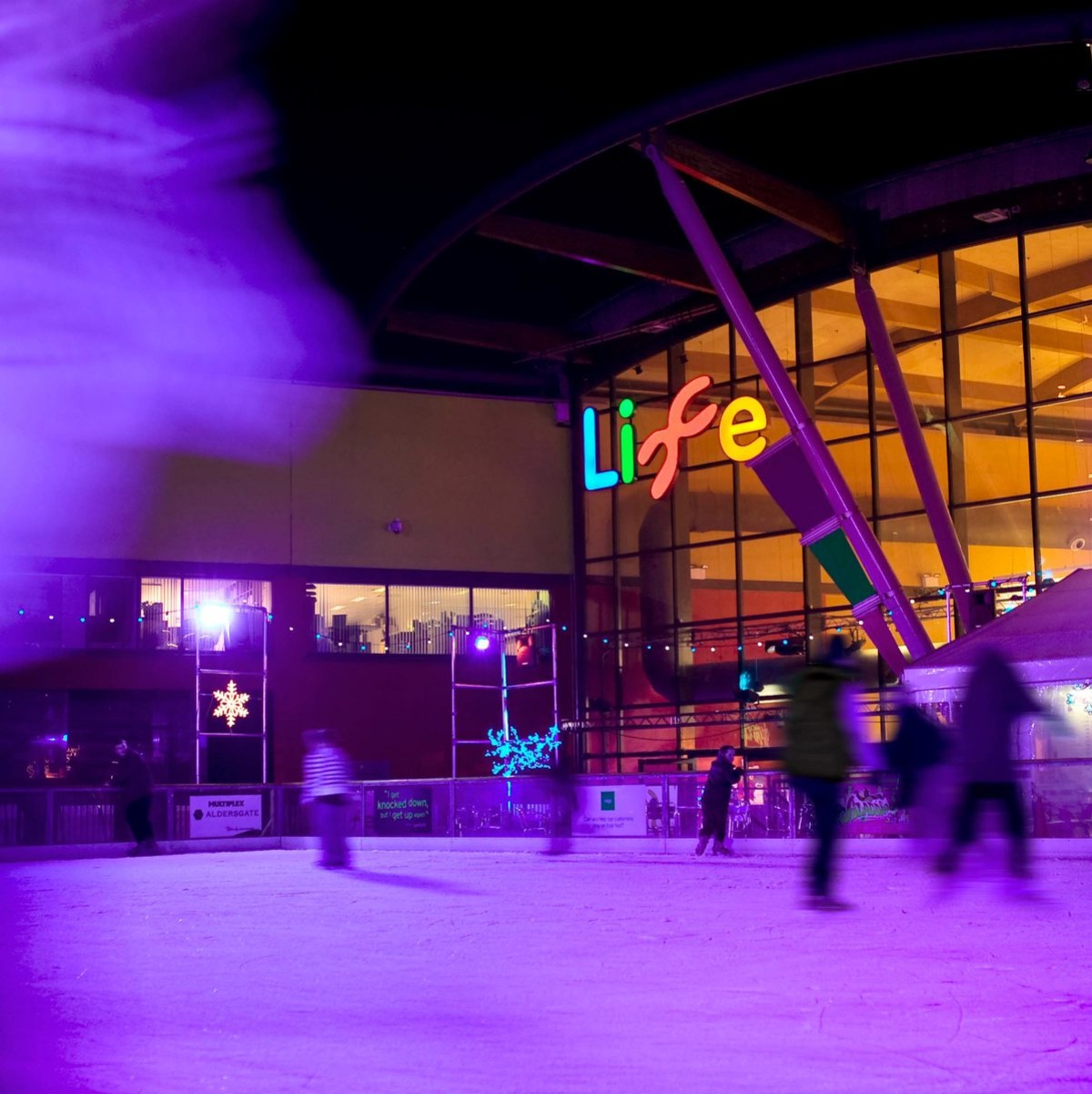 Ice skating at Life Science Centre